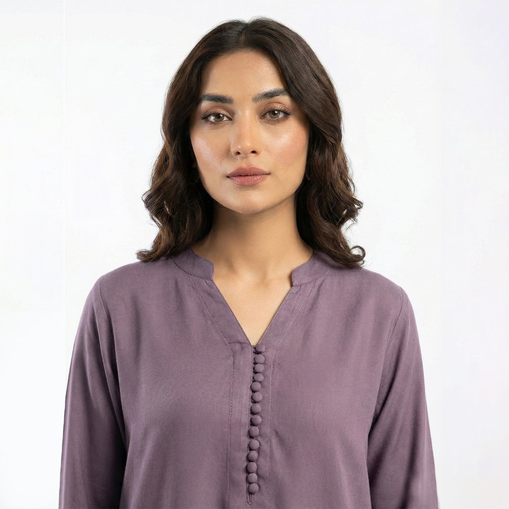 Muted Lilac Handmade Marina Winter Suit 2 pcs