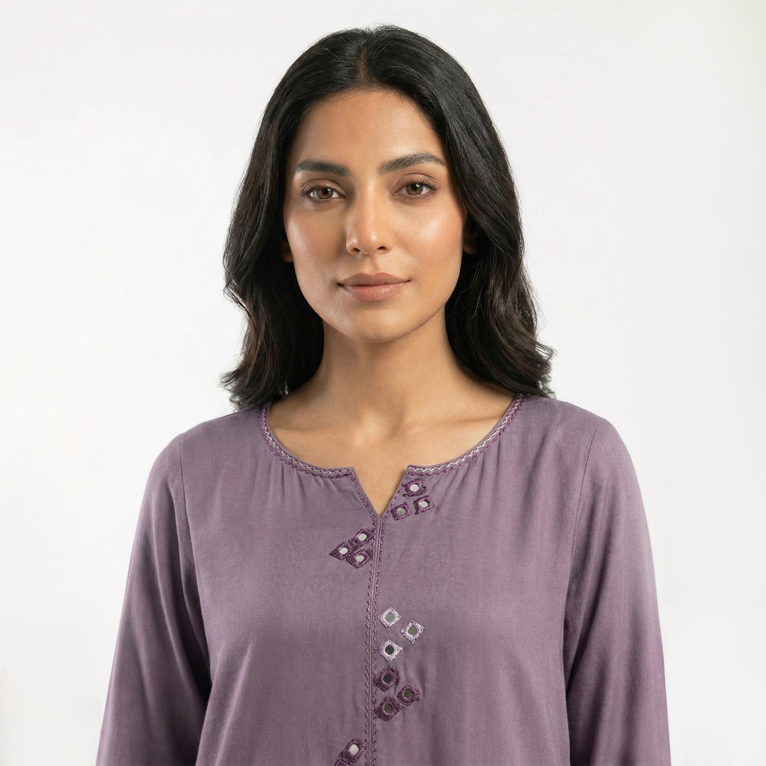 Muted Lilac Handmade Marina Winter Suit 2 pcs